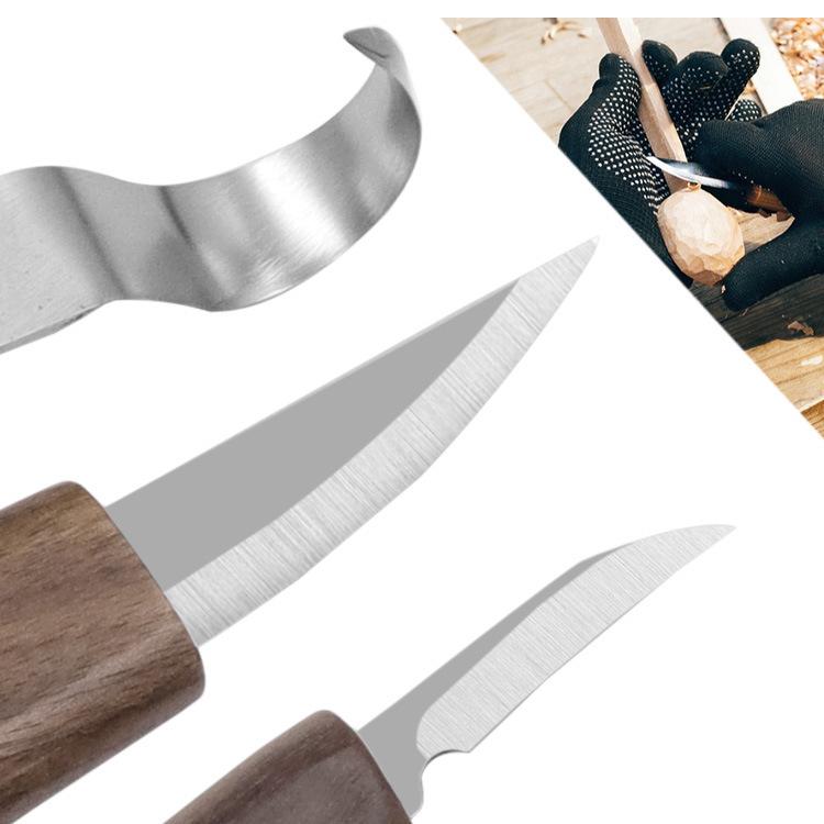 Raschietto per affilare il legno, coltello per legno, lavorazione del legno, coltello per intaglio del noce, strumento per intaglio a mano, 3pcs /Set Wood Knife