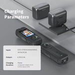 Custodia di ricarica rapida Amagisn per Insta360 X4 Air, caricabatterie portatile e contenitore per la conservazione., PM14