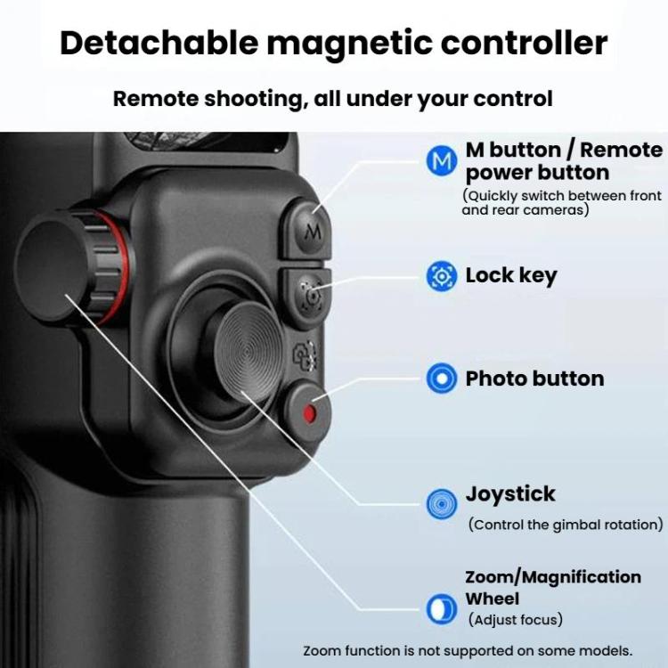 Selfieshow M02 stabilizzatore portatile 3 assi con tracciamento v