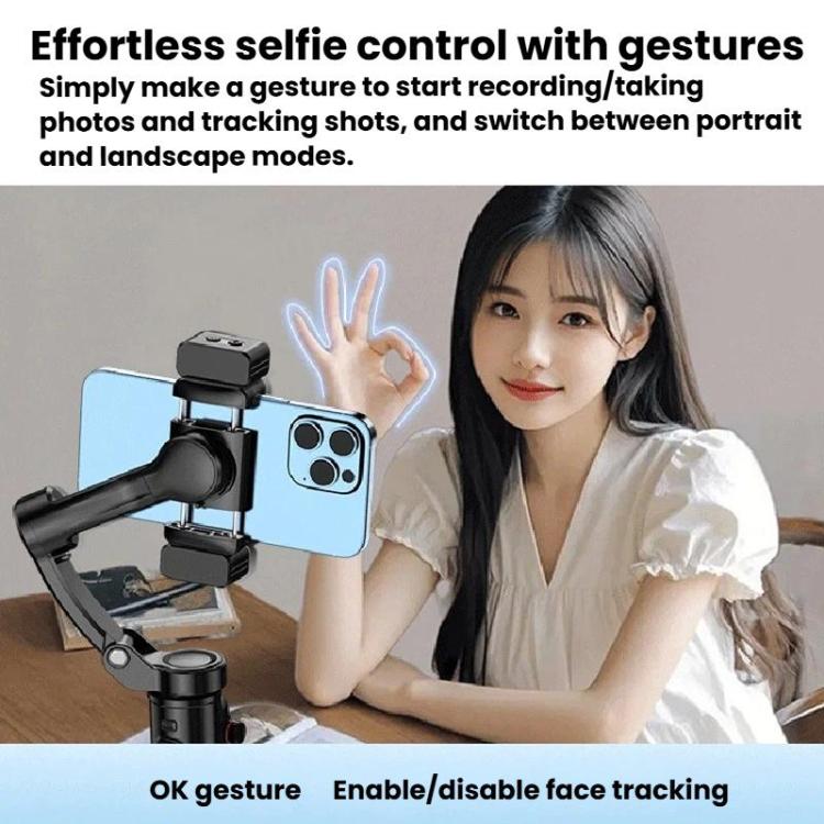 Selfieshow M02 stabilizzatore portatile 3 assi con tracciamento v
