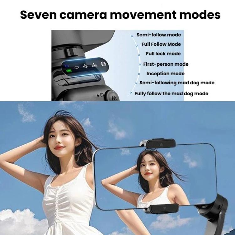 Selfieshow M02 stabilizzatore portatile 3 assi con tracciamento v