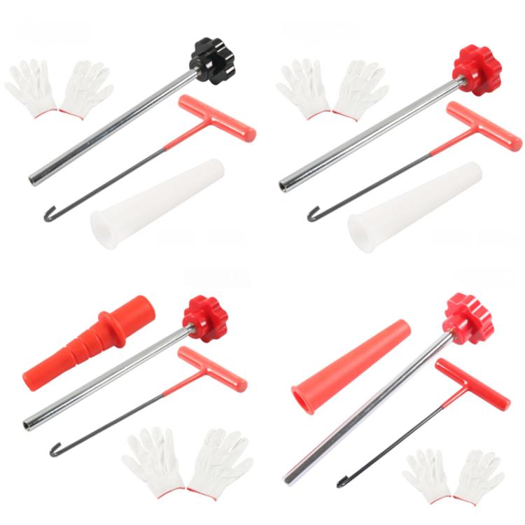 Set di 4 attrezzi per l'installazione e la rimozione della valvola degli pneumatici., A10388-01, A10388-02, A10388-03, A10388-05