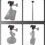 Base adattatore a sgancio rapido magnetico per Insta360 X5, Ace Pro 2, Ace Pro, 2-claw Magnetic Adapter