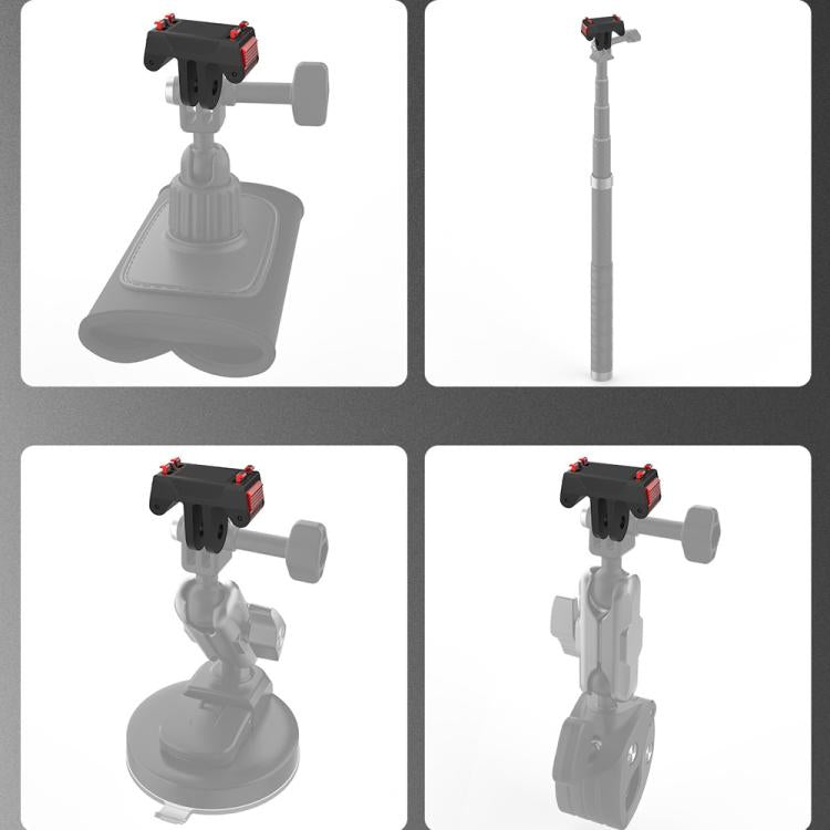 Base adattatore a sgancio rapido magnetico per Insta360 X5, Ace Pro 2, Ace Pro, 2-claw Magnetic Adapter