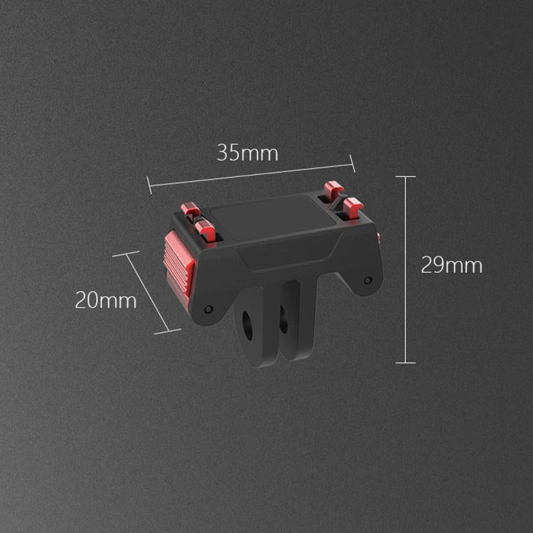 Base adattatore a sgancio rapido magnetico per Insta360 X5, Ace Pro 2, Ace Pro, 2-claw Magnetic Adapter