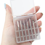 Coltello affilato per incisione a forma di spada, smerigliatrice elettrica, linea di incisione, punta da trapano per incisione., 6pcs /Box 3.0mm, 6pcs /Box 2.35mm
