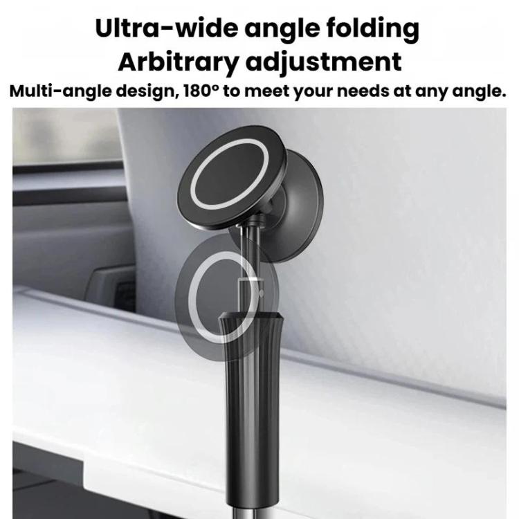 Supporto magnetico da tavolo A004 per telefono, multifunzionale, retrattile, per live streaming e riprese.