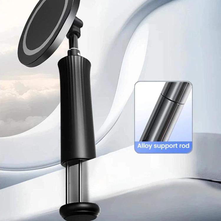 Supporto magnetico da tavolo A004 per telefono, multifunzionale, retrattile, per live streaming e riprese.