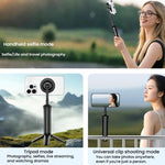 Supporto magnetico da tavolo A004 per telefono, multifunzionale, retrattile, per live streaming e riprese.