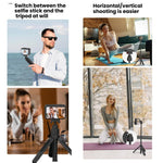 Treppiede magnetico a sgancio rapido per selfie stick compatibile con Insta360 X5 / Ace Pro 2 / Ace Pro con rotazione a 360 gradi., for Insta360 X5, Ace Pro 2, Ace Pro