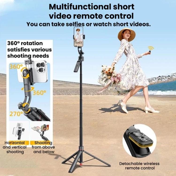 Selfie stick con tracciamento volto e supporto telefono