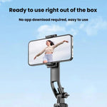Selfie stick con tracciamento volto e supporto telefono
