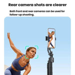 Selfie stick con tracciamento volto e supporto telefono
