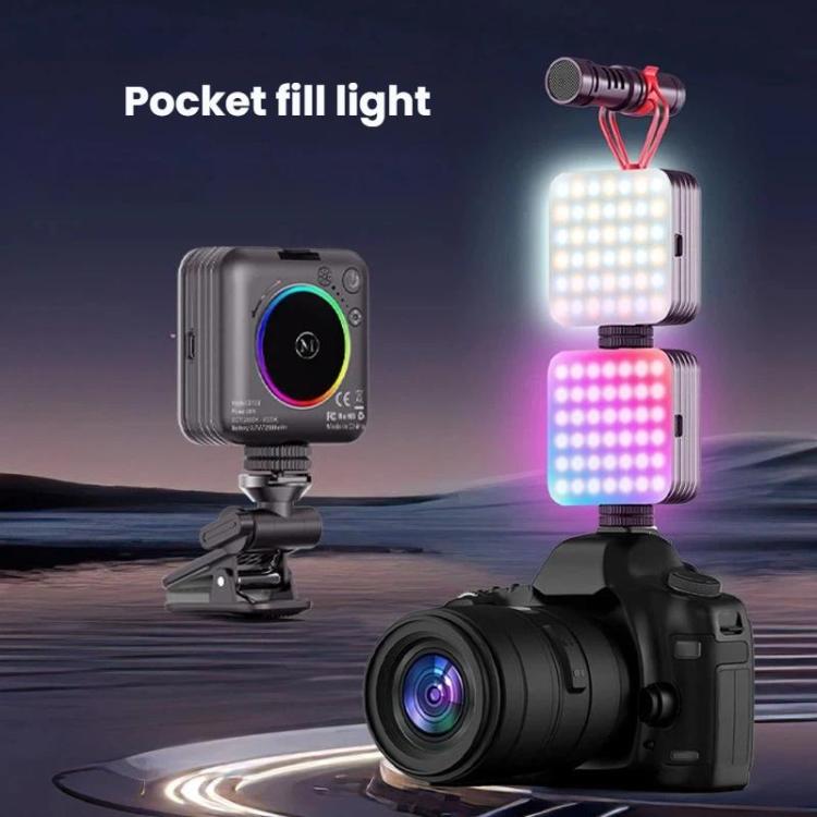 Luce LED portatile per smartphone con ricarica Type-C