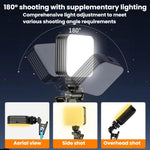 Luce LED portatile per smartphone con ricarica Type-C