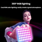Luce LED portatile per smartphone con ricarica Type-C