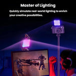 Luce LED portatile per smartphone con ricarica Type-C