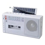 Lettore di cassette magnetiche ad energia solare, radio/registratore wireless a onde corte