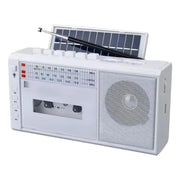 Lettore di cassette magnetiche ad energia solare, radio/registratore wireless a onde corte