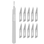 Set di 11 coltelli per intagliare la frutta JunBei, per riparazione e smontaggio di cellulari, con lama ausiliaria e manico., No.23, No.11