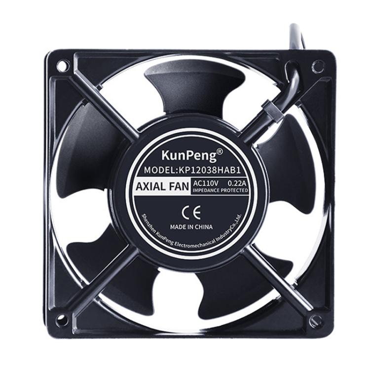 KunPeng 23W 12cm Ball Bearing AC Cooling Fan Industrial Humidifier Fan, 110V, 220V, 380V