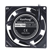 KunPeng 8cm 17W Cooling Fan Ball Bearing Axial AC Fan, 110V, 220V