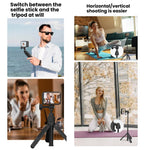 Mini selfie stick regolabile da 19 a 43 cm con testa a sfera girevole a 360 gradi per action camera universali, 2-claw version