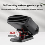 Riscaldatore per auto universale multifunzione da 150 W, riscaldamento e raffreddamento, ventola antiappannamento a doppio uso., 12v, 24v