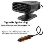 Riscaldatore per auto universale multifunzione da 150 W, riscaldamento e raffreddamento, ventola antiappannamento a doppio uso., 12v, 24v