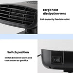 Riscaldatore per auto universale multifunzione da 150 W, riscaldamento e raffreddamento, ventola antiappannamento a doppio uso., 12v, 24v