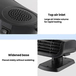 Riscaldatore per auto universale multifunzione da 150 W, riscaldamento e raffreddamento, ventola antiappannamento a doppio uso., 12v, 24v