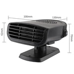 Riscaldatore per auto universale multifunzione da 150 W, riscaldamento e raffreddamento, ventola antiappannamento a doppio uso., 12v, 24v
