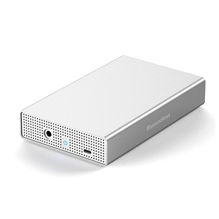 Blueendless U35KS SAS/SATA Mobile Hard Disk Enclosure 2.5/3.5 inch Desktop Laptop Full Metal SSD Enclosure, US Plug, EU Plug, UK Plug, AU Plug