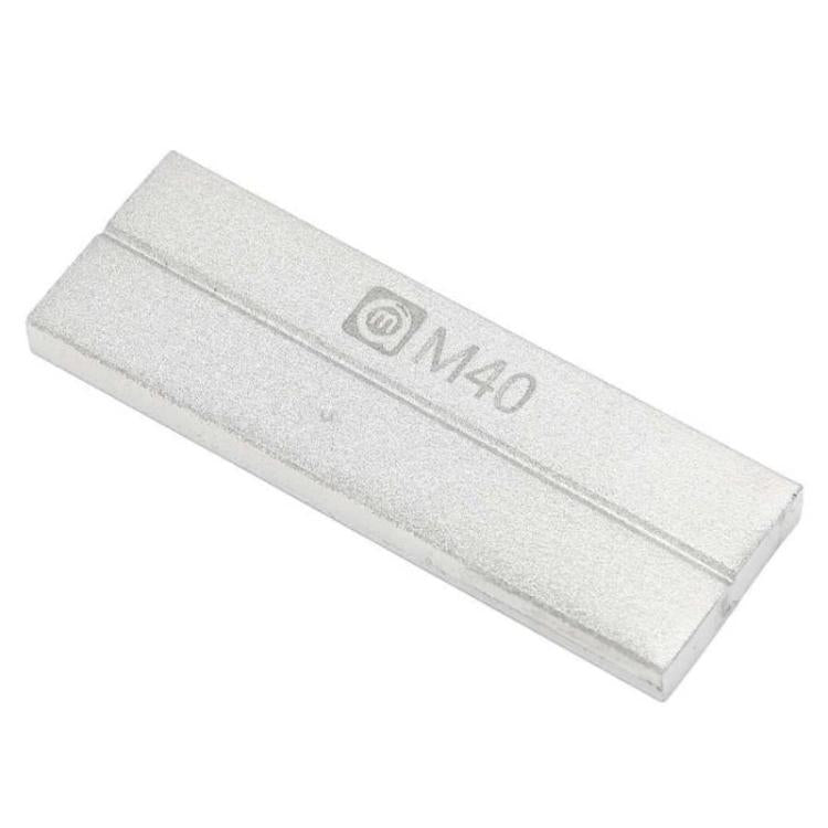 Pinzette con pietra diamantata per affilare, strumento per il ripristino di punte e lame di saldatori., M40