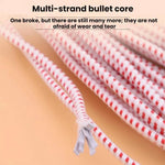 3 pezzi di elastico in vita cucito a mano da 3-4 mm per pantaloni, 1m, 8m, 15m