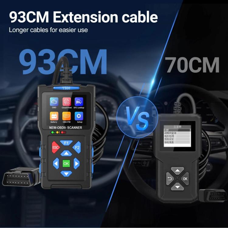 Strumento di diagnostica per auto OBD2, scanner per guasti alla batteria