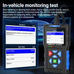 Strumento di diagnostica per auto OBD2, scanner per guasti alla batteria