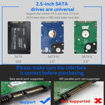 Blueendless MR23G Type-C 3.0 SATA 2.5 inch Solid State Mechanical Aluminum Mobile Hard Drive Enclosure