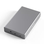 Blueendless U35K 3.5/2.5 inch Hard Drive Enclosure All-Metal USB 3.0 / Type-C High-Speed SATA Portable Hard Drive Enclosure, US Plug, EU Plug, UK Plug, AU Plug