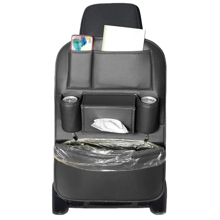 Organizer portaoggetti in pelle per sedile auto 43x59 cm