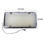 Cornice portatarga standard USA per auto, protezione targa auto con telecomando, US Standard Single