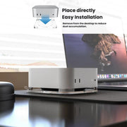 For Mac Mini M4/M4 Pro Acrylic Anti-Slip Desktop Stand Holder Secure Base, For Mac Mini M4/M4 Pro