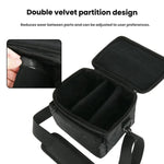 Borsa universale per fotocamera DSLR, borsa a tracolla portatile con doppi divisori in peluche., DSLR Camera Bag