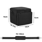 Borsa universale per fotocamera DSLR, borsa a tracolla portatile con doppi divisori in peluche., DSLR Camera Bag