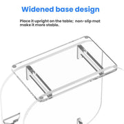 For Mac Mini M4 2024 Vertical Acrylic Desktop Stand Anti-Slip Storage Holder, For Mac Mini M4 Vertical