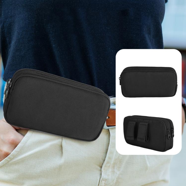 Marsupio doppio per 2 cellulari, ideale per escursionismo, corsa e viaggi.