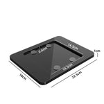 Supporto da scrivania con base allargata in acrilico per iMac M1-M3 da 24 pollici, per una maggiore stabilità., Base