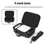For Mac Mini M4 / M4 Pro 2024 Hard Shell EVA Carrying Case Portable Shoulder Messenger Bag, Shoulder Bag