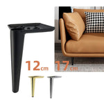 Gambe per divano, comodino, supporto per TV, gambe in metallo per tavolino da caffè, 13cm, 15cm, 17cm