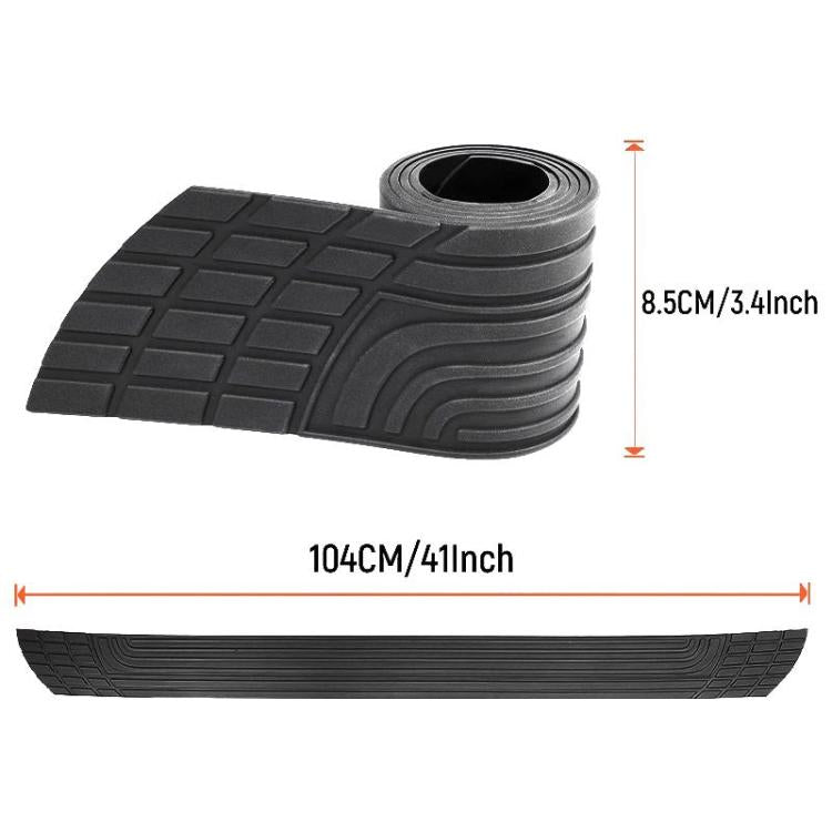 Striscia protettiva anticollisione per bagagliaio auto da 104 cm, adesivo di protezione paraurti fai da te per berline, P126, P126-1